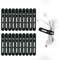 20Pcs Silicone Cable Ties, Reusable Small Cable Ties, Wire Organizer for Earphone, HDMI, Phone Charging, Mouse in Home Office Table Desk