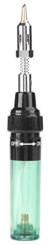 POFET Fer à souder à gaz, stylo de fer à souder sans fil, outil de torche professionnel au butane sans fil pour une utilisation en extérieur