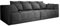 DomiMeble | Big Sofa Tiga XXL, Schlafsofa, Couch, Schlafcouch mit Schlaffunktion 302 cm Breit (Aphrodite 22)