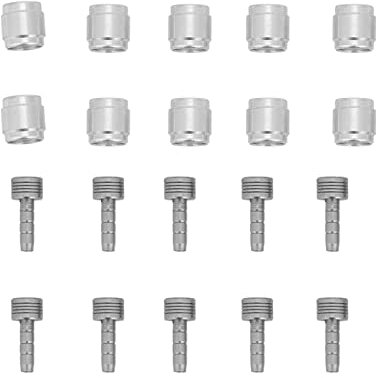 Kelepu Oliveneinsatz-Anschluss-Bremsschlauch, 10er-Set, hydraulischer Scheibenbremsschlauch, Oliven-Anschlusseinsatz, Scheibenbremsen-Oliveneinsatz-Ersatzteil für AVID