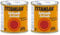 TITANLUX Titanlak, Esmalte Laca sintética Satinado, Blanco Piedra, 750 ml, El embalaje puede variar (Paquete de 2)