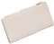 David Jones - Portefeuille Compagnon Femme Simili Cuir - Porte-Cartes Long Porte-Monnaie Cuir synthétique PU - Poche à Billets et Pièces - Beige