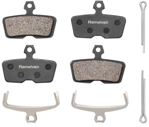 Bremsbeläge für Fahrrad, Fahrradbremsbeläge für SRAM Avid Code R RS RSC/Guide RE/G2 RE/DB8/Motive, Halbmetallisch/Keramik/Sintered, 2 Paar (Halbmetallisch)