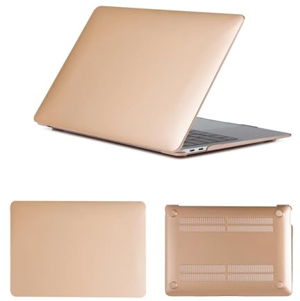 HLAAJJX Cover Kompatibel mit Neues MacBook Air 13 Zoll Hülle 2020 M1 2019 2018 A1932 A2179 A2337 Retina/Touch ID,Plastik Hartschalen Snap-on Case Laptop-Schale Cover,Rose Gold