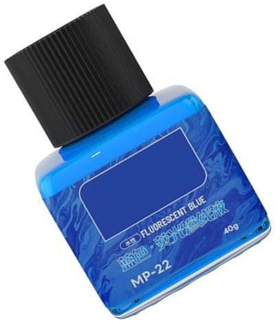 TEMOOUES Fluidi fluorescenti al buio, 40 ml, facili da applicare, adatti per progetti creativi e per la marcatura di superfici multiple, vernice fluorescente