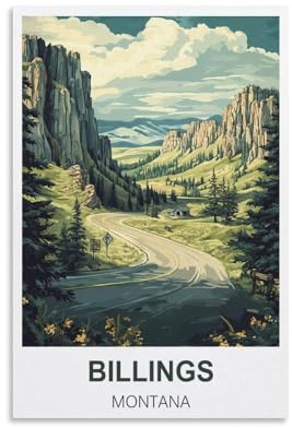 Puzzles für Erwachsene 1000 Billings Montana Jigsaw Puzzles für herausfordernde Familienaktivitäten DIY Puzzles für Wohnaccessoires 52x70cm