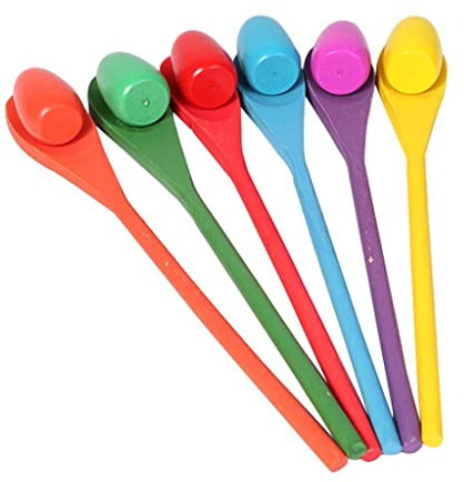 Zxpjkyu Juego de Carreras de Huevos Y Cucharas para Niños Y Adultos, Juegos, Fiestas.