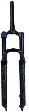 BSFHQS Forcella Ammortizzata per Mountain Bike 26/27,5/29 Pollici Corsa da 160mm Forcella Pneumatica A Dritta/conica 1-1/8 Freno A Disco Forcella Anteriore Ad Aria 9 * 100mm QR(Tapered-Manual,27.5)