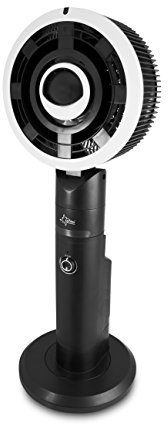 SUNTEC Ventilateur 4 en 1 avec refroidissement à eau CoolBreeze 3500 Monsun vario - utilisable comme ventilateur de table/sur pied et/ou humidificateur d’air (127 ml/h), sans pales de rotor