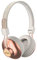 House of Marley Bluetooth Over-Ear Kopfhörer ohne Kabel 'Positive Vibration' mit integriertem Mikrofon - Kabellose Headphones / Dj Kopfhörer aus nachhaltigen Materialien - mit extra Kabel (Rosegold)