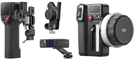 DJI Focus Pro All-In-One Combo, AMF Objektivsteuerungssystem, 20 m Motivfokussierung, 76.800 LiDAR-Messpunkte, KI-Erkennung, FIZ Objektivsteuerung, zusätzlich mit Handeinheit