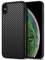 Tasikar iPhone XS Case/iPhone X Case Good Grip Carbon Fiber Texture Leather Case Compatible with iPhone XS & iPhone X (Black)