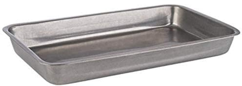 APS Servier- und Dekotablett -Vintage- aus Edelstahl im Antik-Edelstahl Look, Schlüsselablage, Schmuckablage, Küchentablett 25,5 x 16 cm, H: 3 cm