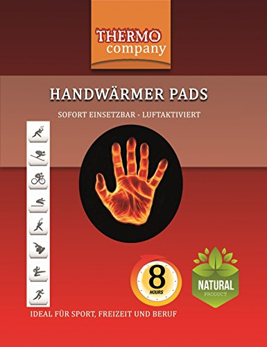 THERMO company 40 Paar + 1 Paar Gratis Handwärmer Pads | Wärmepads Hände | Hand-Wärmekissen | Taschenwärmer extra warm | Bis zu 8 Stunden Wärme