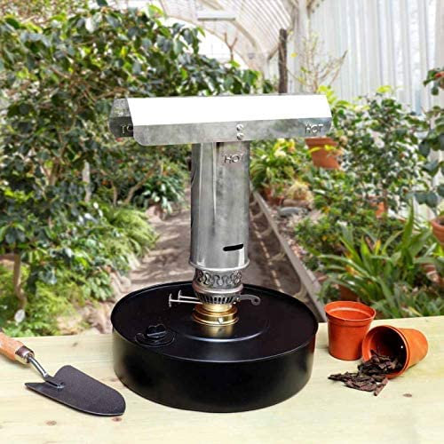 Unibos Single Chimney Paraffin Heater | Greenhouse and Plant Warmer | Anti-Frost Heater for Outdoor, Garden | 4 Litres