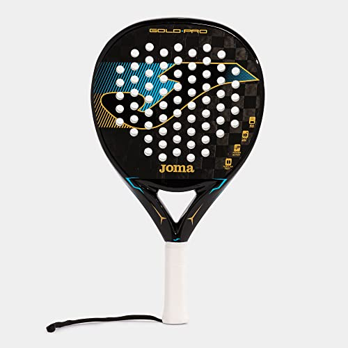 Joma Pala de pádel Gold Pro, Negro Turquesa, Talla única