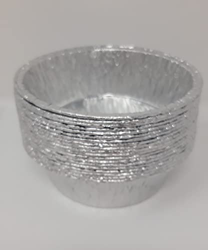 1lb Aluminium Foil Pudding/Pie Dishes 436cc (4)