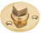 Marine Abflussstopfen Bausatz Bronze Material mit Abflussloch Befestigungsplatte für 25mm/1inch Durchmesser, Marine Boot Messing Stopfen, Rostbeständig, für Rettungsboote, Fischerboote