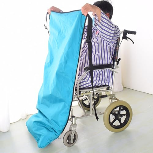 Waschbare Rollstuhldecke Zum Warmhalten, Rollstuhl-Thermodecke, Einfach zu Tragen, Waschbare Plüschdecke für zu Hause Im Freien (GREEN)