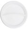 Commerline Lot de 800 assiettes en plastique à 2 compartiments - Assiettes réutilisables Ø 22 cm - Assiettes en plastique - Vaisselle de fête
