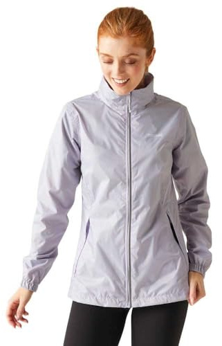 Regatta Regenjacke Damen Wasserdicht mit Kapuze, Farbe:Lilac Frost, Größe:50