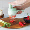 Cordless Rechargeable Turbo Chopper Slicing Blending Crush | Garlic Vegetables Fruit