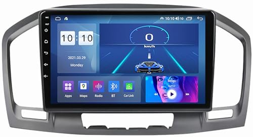 PLOKM Double Din Car Stereo mit Android 12 Car GPS DVD Navigation Player für Opel Insignia 2008-2013,GPS Navi Built-In Carplay and Android Auto M100S
