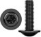 ORTAVA 20 viti M5 x 12, viti a testa bombata Torx, viti a flangia ISO 7380, viti a testa piatta con disco, in acciaio inox A2 V2A, filettatura completa