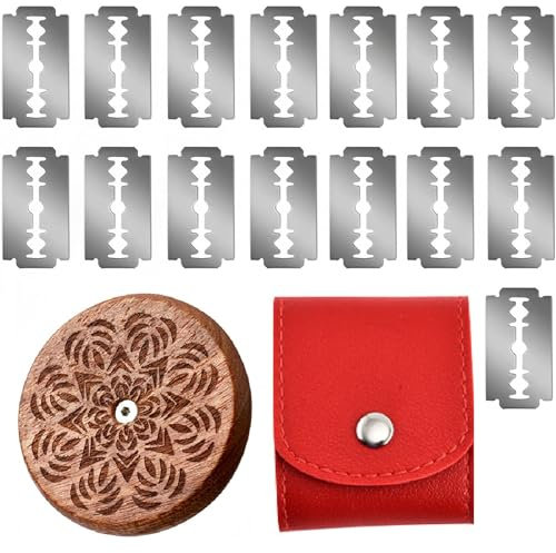 Kiuiom Lame a Pain,Couteau à Pain,Boulanger Slashing Outil,Lame Boulanger pour DIY Graver des Motifs de Pain Pâte Outil de Coupe de Pain Motif de Lys (Roses)
