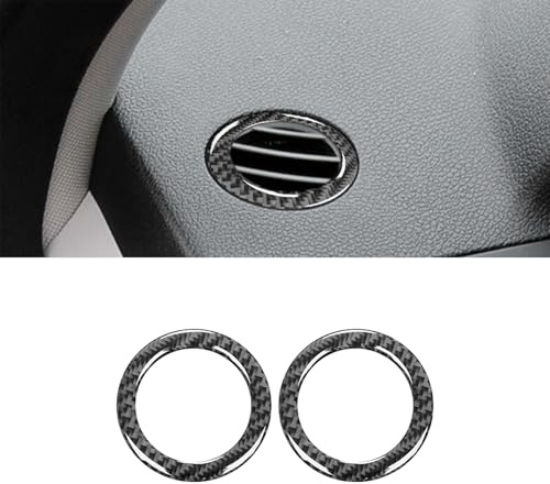 Auto Interior Sticker aus Carbonfaser, Accessoires Tuning für Mercedes-Benz C-Klasse 2007-2014 W204 (Entlüftung-B)
