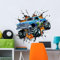 Purekay Wandtattoo 2 Stück Autos Junge 3D Wandaufkleber Rennauto Auto Fahrzeuge Wandsticker Wanddeko für Kinderzimmer Jungen Babyzimmer Spielzimmer