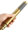KHYTEBV Handbrausen-Set, Abnehmbarer Duschkopf aus massivem Messing in Gold mit 59-Zoll-Brauseschlauch aus Edelstahl, an der Wand montierte verstellbare Handbrause