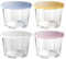 Hniuyun 4 Pack 270ml Glass Meal Prep Containers with Airtight Lids, BPA-Free Heat-Resistant Microwave Dishwasher Freezer Safe for Soup Salad Overnight Oats