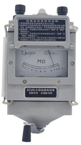 Yominerr ZC25-4 Tester di di Isolamento 1000V Tramegger Elettricista Megaohmetro Manovella Tramegger Plastica
