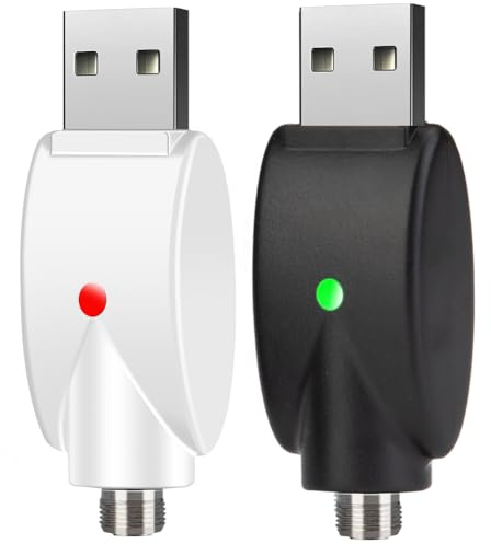 2pcs 510 USB Charger Intelligent Ego USB Charger with Overcharge Protection and LED indicator