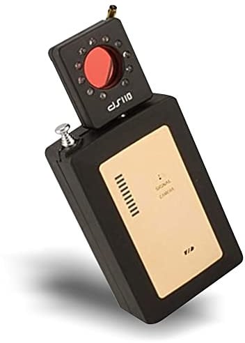 Spy Hawk Law Grade Counter Surveillance PRO Sweep 10GHz - Radio Frequency Detection + Camera Lens Finder. Handheld Bug Sweep Detects All Active GPS Live Trackers + All Hidden Cameras
