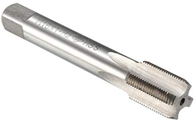 sourcing map Gewindebohrer M16 x 1mm Rohrgewindeschneider HSS Einschnittgewindebohrer Rechtsgewinde Maschinengewindebohrer H2-Härte für Elektrisch Bohrer Fräser Industrie Reparatur