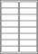 SmithPackaging Selbstklebende Adress-Etiketten, A4, 16 Etiketten pro Blatt, 100 Blatt, 99,1 x 34 mm, 1600 Etiketten