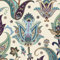 Anna Wand – Selbstklebende Bordüre/Borte/Wandbordüre „Fantasyflowers” Blumen floral – Violett/Blautöne – 450 x 11.5 cm – Made in Germany
