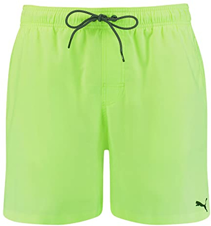 PUMA Herren Medium Length Swim Boardshorts, Fizzy Yellow, M EU