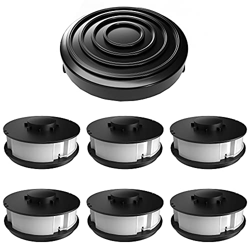 Ersatz Fadenspulen Mähspulen mit Haube Spulendeckel passend für ALDI Gardenline GLR GLT Rasentrimmer sowie Einhell Top Craft King Craft Freischneider Modelle