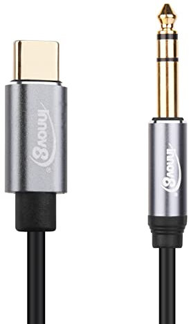 innov8 USB C to 6.35mm 1/4 TRS Audio Stereo Cable For Amplifier, Home Theater, Mixing Console 1.8m