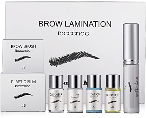 Kit de levantamiento de cejas de laminación de cejas - Kit profesional de permanente de bricolaje para levantamiento rápido de cejas - adecuado para uso en el hogar y el salón