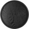 Black Round Wooden Non Slip Decorative Serving Trays - 30cm, Ideal for Tea, Coffee, Snacks, Meals & Drinks