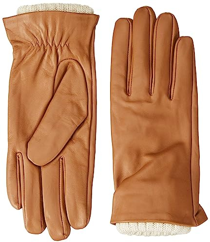 s.Oliver Damen 10.2.17.25.279.2123724 Winter-Handschuhe, 8469 braun, S