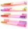 RORKIM 4 Stück 38.1 cm schillernde Acryl-Regale, transparentes Regenbogen-Kinder-schwimmendes Bücherregal für Kinderzimmer, moderne Sonnenbrille, ätherisches Öl, Spielzeugaufbewahrung, Wandregal