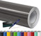 Folindo® Autofolie Nardo Grau Glanz (5€/m²) - 30 x 1,52 m - Selbstklebende Car Wrapping Folie mit Luftkanälen - inkl. Rakel & Cutter - Blasenfreie Auto Folierung - Hochwertige Vinylfolie