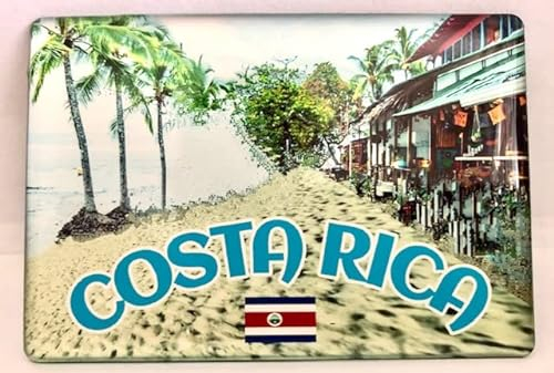Costa Rica Kühlschrankmagnet Fridge Magnet Costa Rica Souvenir Reiseandenken Costa Rica Geschenkartikel Ferien