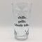 Chille, Grille, Schorle kille... Dubbeglas 0,5 L - Pfalz Schorleglas