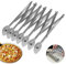 DBREAKS Ruedas cortador de pizza, cortador de pizza ajustable, pizza cutter múltiples ruedas, cortador de masa de acero inoxidable,multifunción cortador de pizza para hornear en la cocina, 7 ruedas
